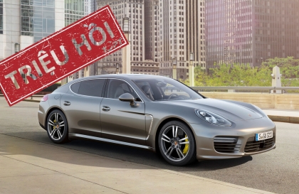 Triệu hồi Porsche Panamera do lỗi hệ thống treo